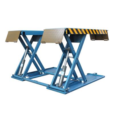 China Mid Rise Hydraulic Scissor Machine Scissor Lift For Car Repair 4000Kg for sale