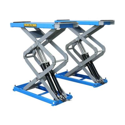 China Underground Scissor Car Lift Paint Hydraulic Cylinder Outdoor Platform 3500kg for sale