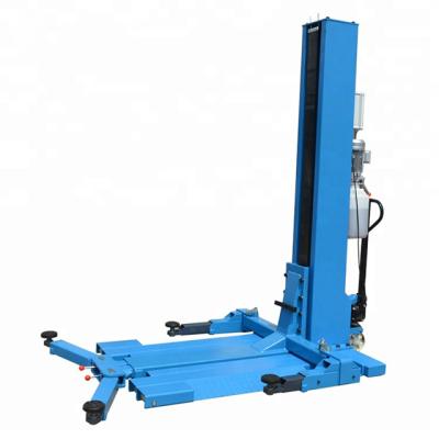 China Best Quality Shaped Single Post Car Lift Hydraulic Pump Automatic Lift 2700kg for sale