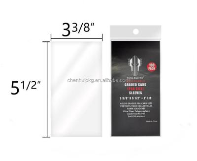 China Fashion Clear Resealable Polypropylene PSA Rated Card Bags for sale