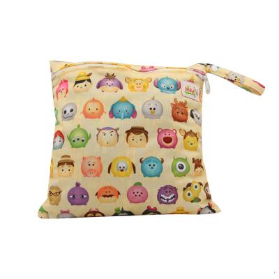 China New Items Water Resistant Zipper Bag Diaper Bag Warm Wet Wet Dry Diaper Cloth Wet Bag for sale