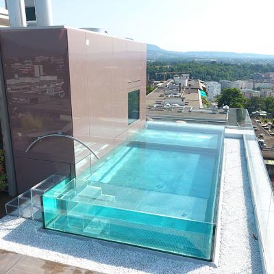 China Eco-friendly Rectangular Swimming Pool Above Ground Thick Acrylic Spa Pool Sheet Wall , Swimming Board for sale