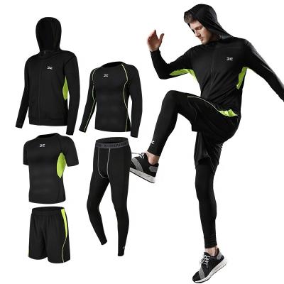 China Breathable Drop Shipping Custom Made Mens Running Apparel Gym Sports Fitness Wear Sportswear Quick Dry Tracksuit for sale