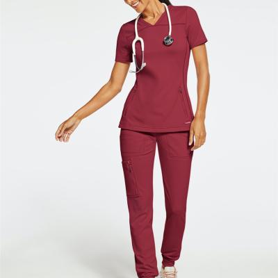 China Eco-Friendly Nurse Uniform Fashion Designs Design Your Own Scrubs Nursing Scrubs for sale