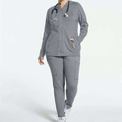 China Eco-friendly Nurse Scrub Design Women Medical Scrubs Nurse Hospital Uniforms Scrubs for sale