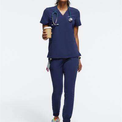 China Eco-friendly Designer Scrub Nurse Uniform Nurse Uniform Women Grays Anatomy Scrubs Uniforms for sale