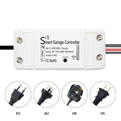 China Modern Smartphone App Alexa Voice Remote Control Garage Door WiFi Smart Control for sale