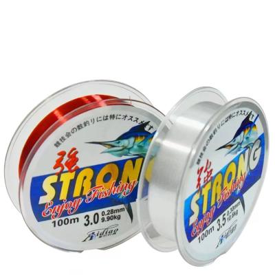 China 100M High Tensile Strong Traction-thru Nylon Fishing Line Fishing Tackle Products for sale