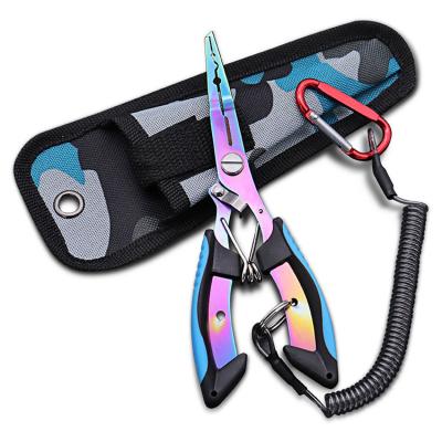 China Durable Multifunctional Stainless Steel Pliers Wire Cutter Fishing Tackle for sale