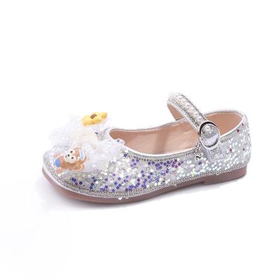 China Children Princess Shoes Sandals Baby High Heel Shoes Show Children Spring Summer Girl Simple Shoes Fashion Glass Slipper Tx14 for sale