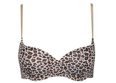 China Wild Nature Leopard Print Wireless Bra Womens Seamless Push Up Bras for sale