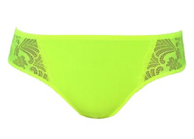 China Fashion  Brief microfiber bikini panties Neon yellow underwear for sale