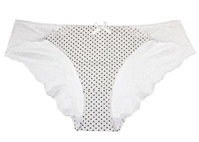 China OEM Fashion Pretty Girls Bikinis white polka dot bikini  Classic for sale