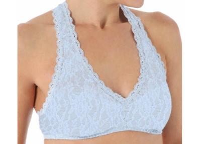 China Elegant Sporty Camisole Style Comfy Wirefree Bras With See - Through Lace for sale