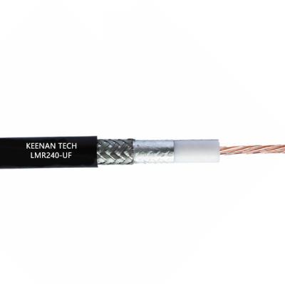 China Telecom LMR240 Coaxial Cable Superflex Coaxial Cable Telecom RF Feeder Cable for sale