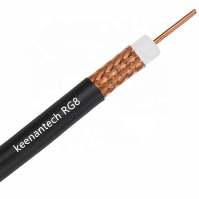 China High Quality Telecommunication Cable RG8 Low Loss 50ohm RG8 LMR400 Coaxial Cable Te koop