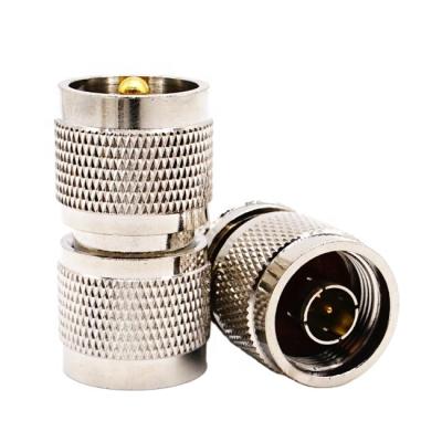 China Brass N-Type Male Jack To Straight PL-259 UHF Male Plug RF Coaxial Adapter Connector for sale