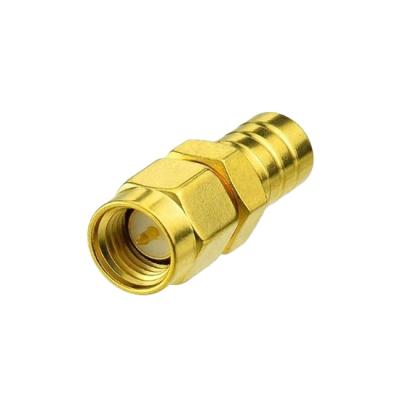 China Factory Price Straight Type SMA Male Microwave To SMB Female Coaxial RF Antenna Adapter Connector à venda