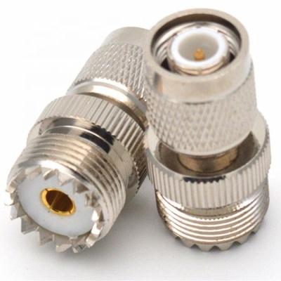 Cina Factory Price RF Coaxial Connector TNC Brass Male To Female UHF Antenna Adapter in vendita