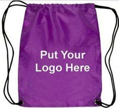 China 100% Eco-friendly Polyester Material And Gift Bag Use Drawstring Backpacks for sale