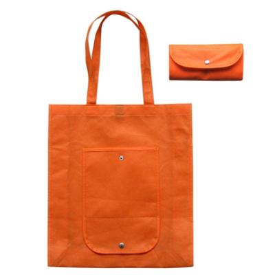 China 100% Eco-Friendly Eco-Friendly Non Woven Shopping Bags Foldable With Button for sale