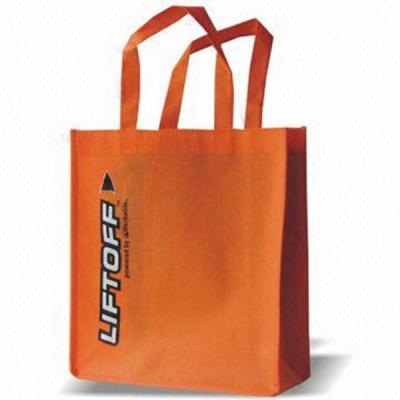 China 100% eco-friendly cheap customs printed recyclable non woven fabric shopping bag with logo for sale