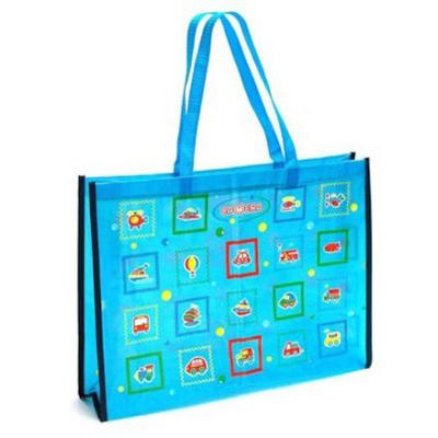 China 100% Eco-friendly Cute Cartoons Printed Lamination PP Nonwoven Gift Bag For Kids for sale