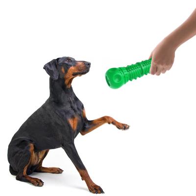 China Sustainable Eco Friendly New Durable Bone Pet Chew Toy Dog  Interactive Teeth Cleaning Movement Squeak Chewers Toy for Dogs Pets for sale