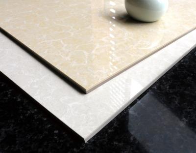 China Modern cheap price 600x600 pulati double beige white loading interior polished porcelain wall floor tiles for sale