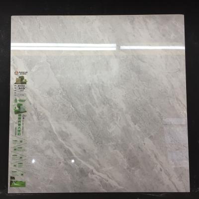 China Foshan Modern Home Good Quality Full Body Luxury Marble Stone Body 80x80 Full Vitrified Gray Glazed Porcelain Tiles Floor Design for sale