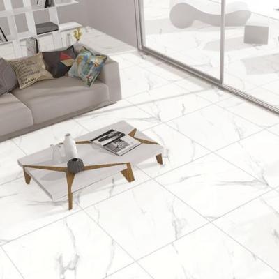 China Good Quality Rustic Matte Surface Anti-slip White Surface Foshan Tiles Carrara Porcelain Indoor Outdoor Floor Tiles 60x60 for sale