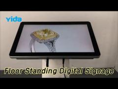 Info Floor Standing Digital Signage Kiosk Touch For Shopping Mall