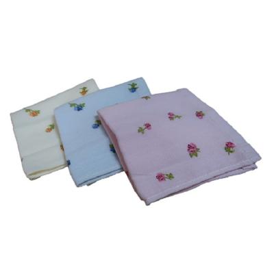 China Flower Pattern Muslin Cotton Kitchen QUICK DRY Tea Towel For Custom Printing Logos for sale