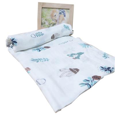 China Home Muslin Knit Oragnic Custom Baby Organic Cotton Blanket for sale