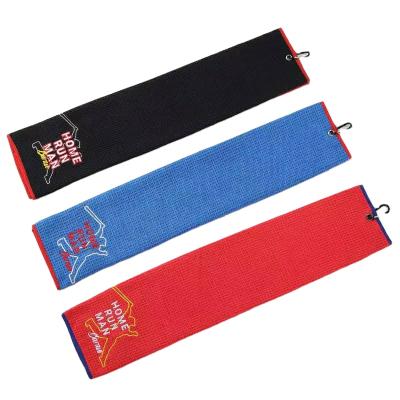 China QUICK DRY Microfiber Towel Cleaning Shoe Sweep Golf Towels With Embroidery Custom Logo for sale