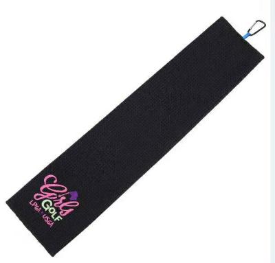 China QUICK DRY Cotton Microfiber Waffle Weave Towel Personalized Golf Towels No Minimum for sale