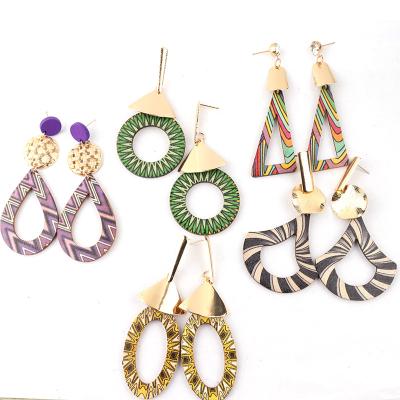 China CLASSIC African Inspired High Quality Metal Stud Earrings For Women for sale