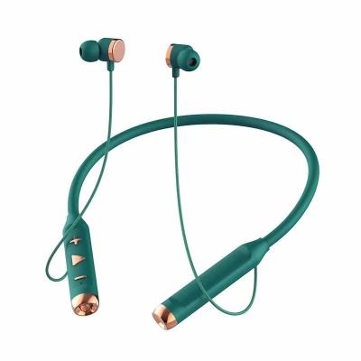 China Neckband High Fidelity Headphone Earbuds Headset BT Sports Stereo Phone Ear Quality Wireless Sound Earphone With Strong Light Flashlight for sale