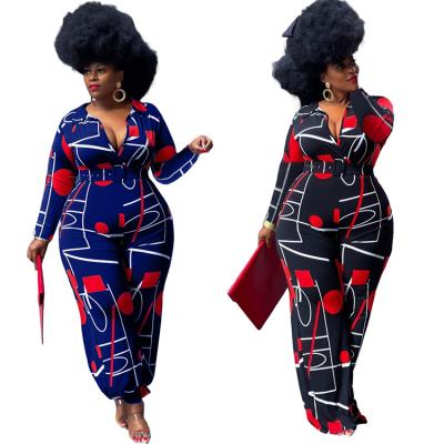 China SL5050 Sustainable Fashion Women Plus Size Jumpsuit Spring Outfits Romper Woman Jumpsuit for sale