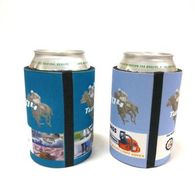 China Customized Design Insulated Printed Neoprene Stubby Can Cooler Holder for sale