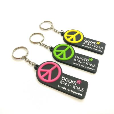 China popular 2d or 3d pvc custom key chain / custom logo key chain 3d custom key chain for sale