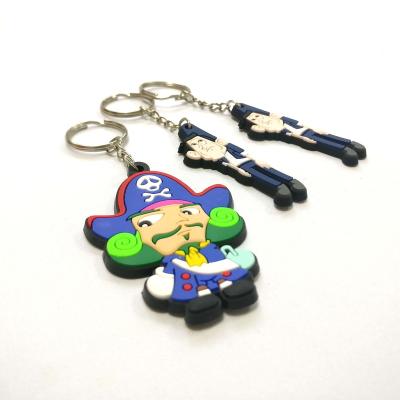 China custom soft key chain 2d or pvc 3d rubber key chain / pvc / cusome key chain for sale