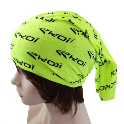 China Soft& Custom design elastic tube headwear bandana/seamless bandana hat for sale