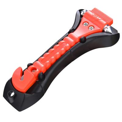 China Emergency Safety Hammer Two in One Safety Hammer for Automobile Life Hammer with Seat Escape Window Breaker Car Safety Hammer for sale