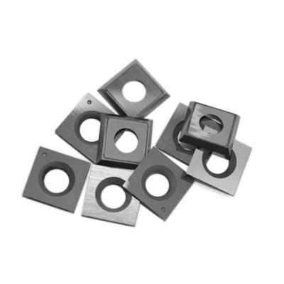 China Stamping Parts 14*14*2mm Tungsten Carbide Inserts CTT Square Planer Blades For Woodworking for sale