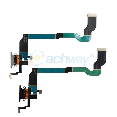 China wholesale cell phone space part for iphone X charger connector cable X for sale