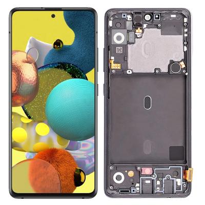 China LCD Repair A51 Mobile Phone LCDs For Samsung Galaxy A51 5G LCD Touch Screen With View Display Digitizer for sale