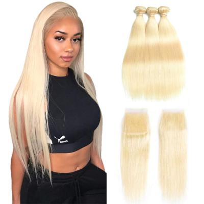 China Straight 613 Bundles With HD Closure Weave Frontal Hair Bundles Brazilian Virgin Hair Bundles With Closure Hair for sale