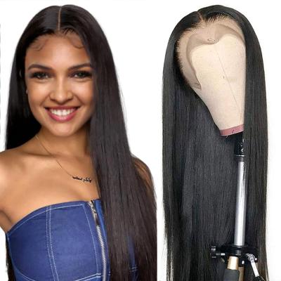 China Brazilian Virgin HD Natural Transparent Lace Front Human Hair Wig Straight/Wave Full Lace Wigs Wholesale Headband Wigs For Black Women for sale