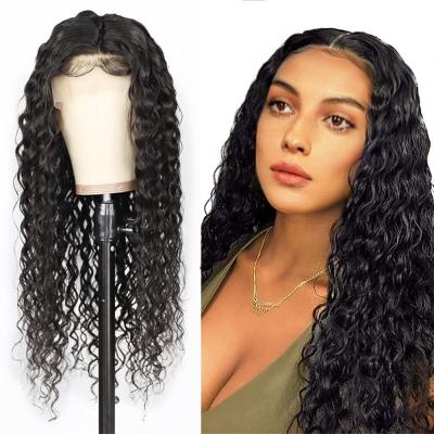 China Cuticle Aligned Natural Water Wave 100% Straight Virgin Hair /wave Remy Hair Lace Wigs For Women Wholesale Human Lace Wigs for sale